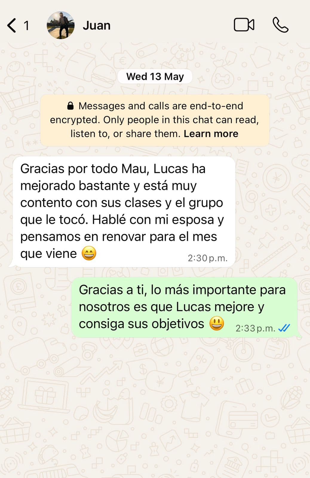 WhatsApp, familia